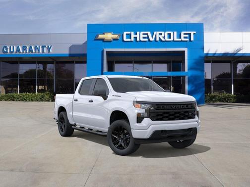 Summit White 2026 Chevrolet Silverado 1500 Custom
