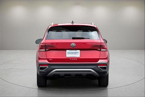 Red Metallic 2022 Volkswagen Taos 1.5T SEL