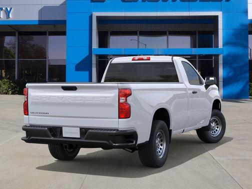 Summit White 2026 Chevrolet Silverado 1500 WT