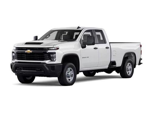 Summit White 2026 Chevrolet Silverado 2500 Double Cab, Long Bed, WT, RWD