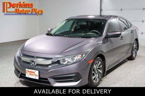 Modern Steel Metallic 2018 Honda Civic EX