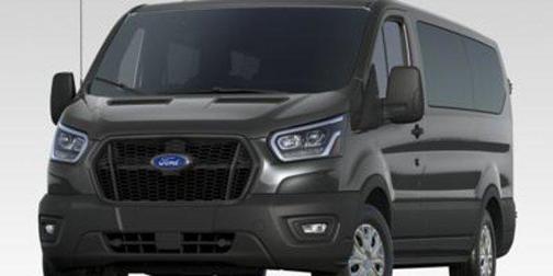 Agate Black Metallic 2021 Ford Transit-350 XLT