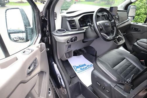 Agate Black Metallic 2021 Ford Transit-350 XLT