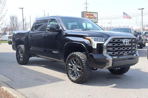 Midnight Black Metallic 2023 Toyota Tundra Hybrid Platinum
