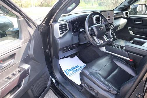 Midnight Black Metallic 2023 Toyota Tundra Hybrid Platinum