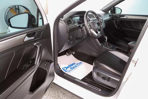 Opal White Pearl 2024 Volkswagen Tiguan 2.0T SE R-Line Black