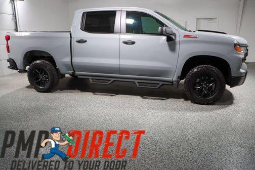 Slate Gray Metallic 2024 Chevrolet Silverado 1500 Custom Trail Boss