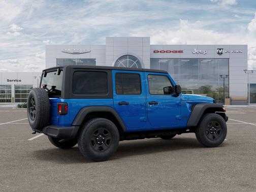 Blue 2026 Jeep Wrangler Sport