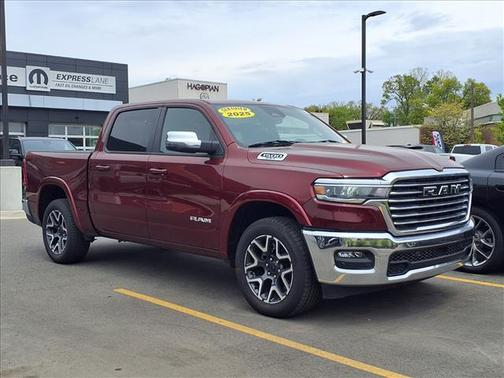 Red 2025 RAM 1500 Laramie