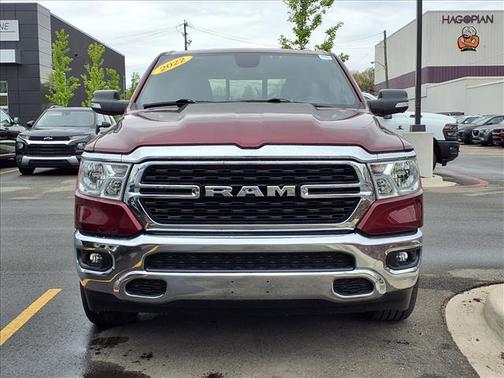 Red 2022 RAM 1500 Big Horn