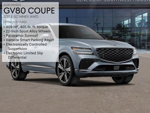 Bering Blue 2026 Genesis GV80 Coupe 3.5T e-SC