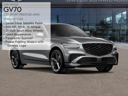 2026 Genesis GV70 2.5T Sport Prestige