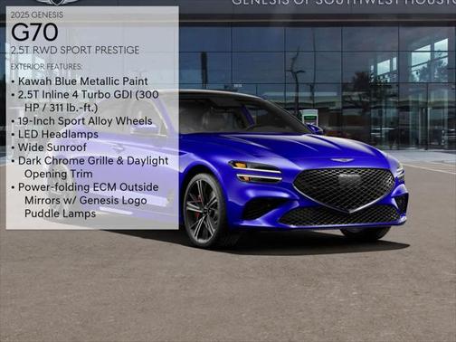2025 Genesis G70 2.5T RWD
