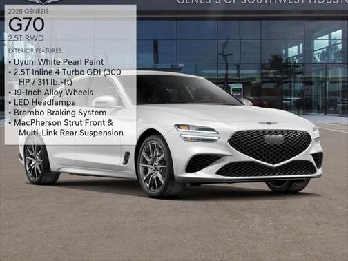 2026 Genesis G70 2.5T RWD