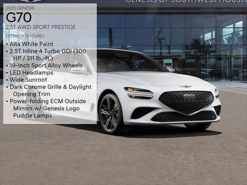 2025 Genesis G70 2.5T AWD