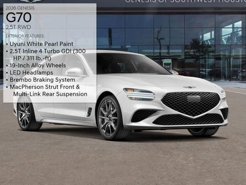 2026 Genesis G70 2.5T