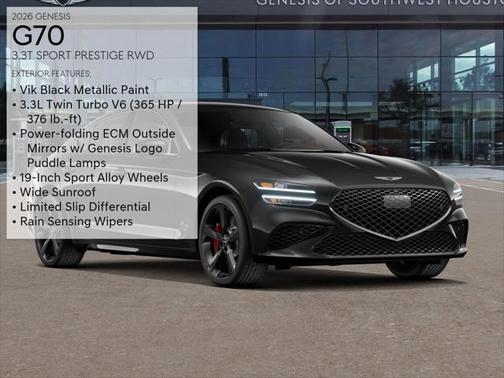 2026 Genesis G70 3.3T RWD Sport Prestige