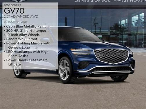 2026 Genesis GV70 2.5T Advanced