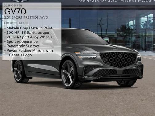 2026 Genesis GV70 2.5T Sport Prestige