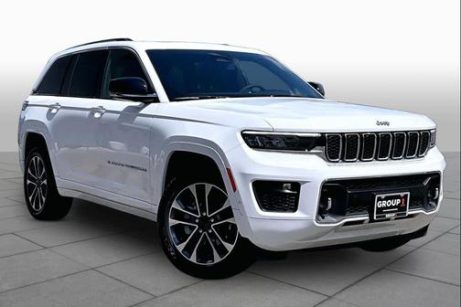 Bright White Clearcoat 2023 Jeep Grand Cherokee Overland