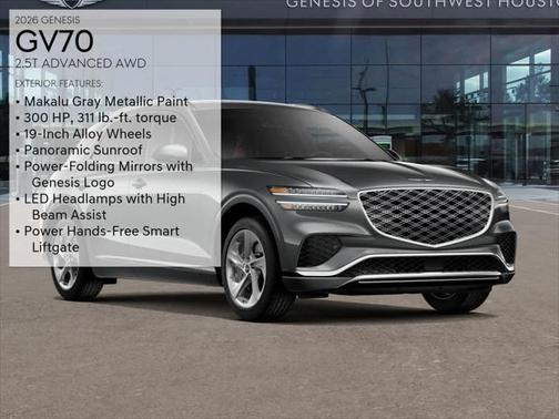2026 Genesis GV70 2.5T Advanced