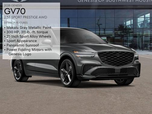 2026 Genesis GV70 2.5T Sport Prestige