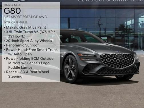 2025 Genesis G80 3.5T Sport Prestige AWD