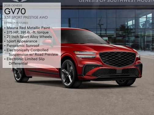 2026 Genesis GV70 3.5T Sport Prestige