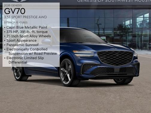 2026 Genesis GV70 3.5T Sport Prestige