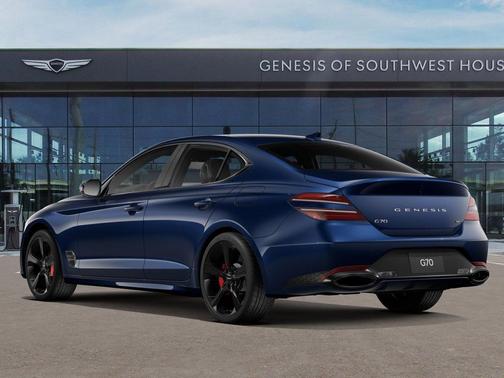 Capri Blue 2026 Genesis G70 3.3T RWD Sport Prestige
