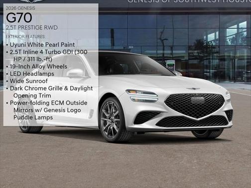 2026 Genesis G70 2.5T RWD Prestige