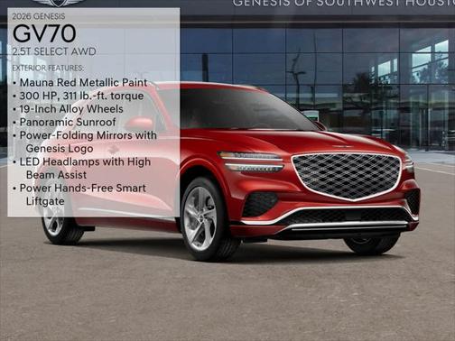 2026 Genesis GV70 2.5T Select
