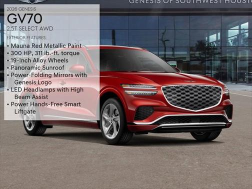 2026 Genesis GV70 2.5T Select