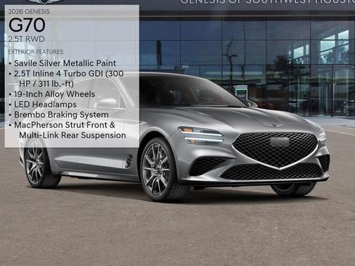 2026 Genesis G70 2.5T RWD