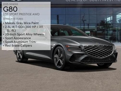 2025 Genesis G80 2.5T Sport Prestige AWD