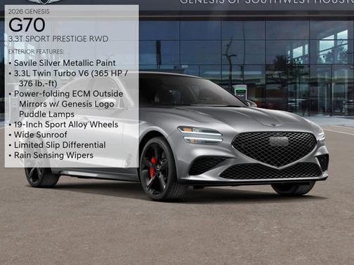2026 Genesis G70 3.3T Sport Prestige