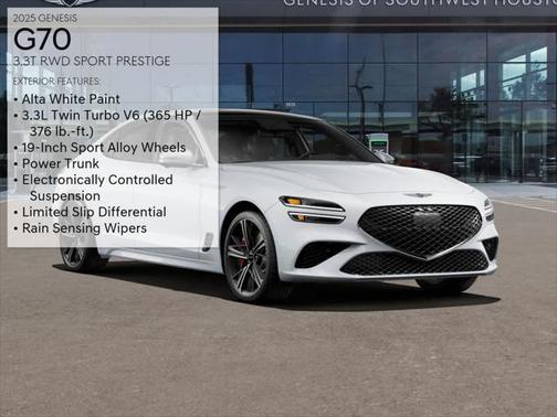 2025 Genesis G70 3.3T RWD Sport Advanced
