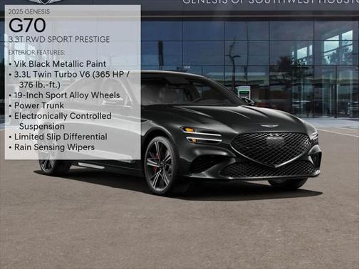 2025 Genesis G70 3.3T RWD Sport Advanced