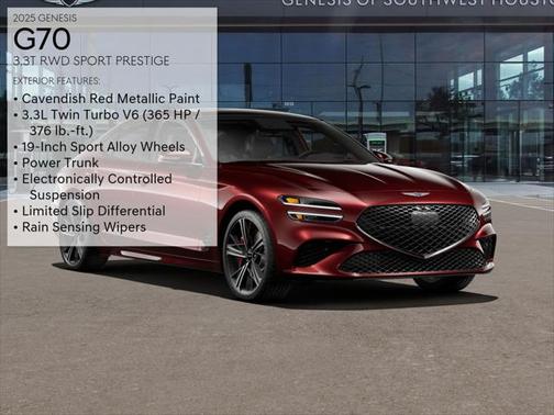 2025 Genesis G70 3.3T RWD Sport Advanced