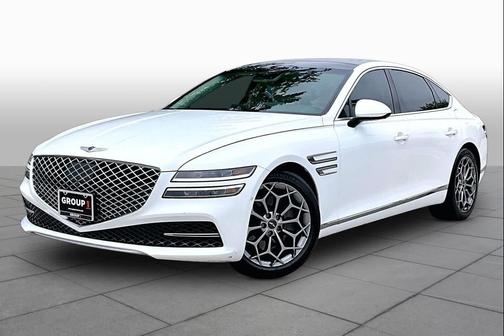 Alta White 2022 Genesis G80 2.5T RWD
