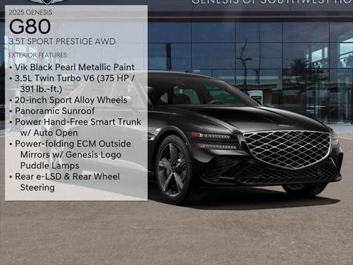 2025 Genesis G80 3.5T Sport Prestige AWD