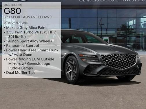 2025 Genesis G80 3.5T Sport Advanced AWD