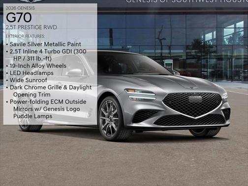 2026 Genesis G70 2.5T RWD Prestige