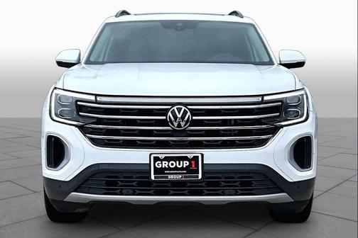 Pure White 2024 Volkswagen Atlas 2.0T SE w/Technology