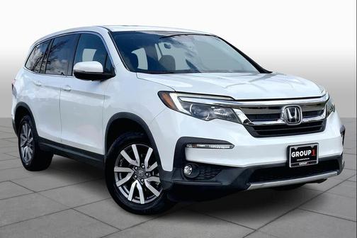 Platinum White Pearl 2020 Honda Pilot 2WD EX-L