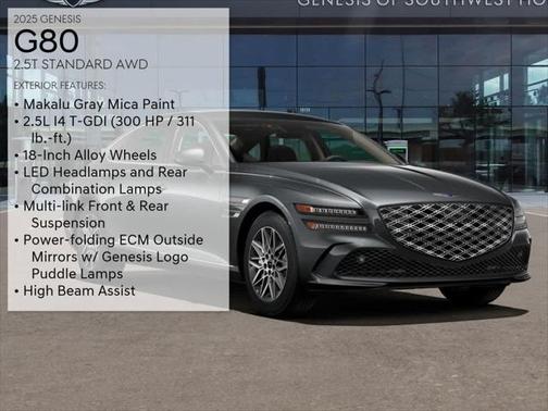 2025 Genesis G80 2.5T AWD