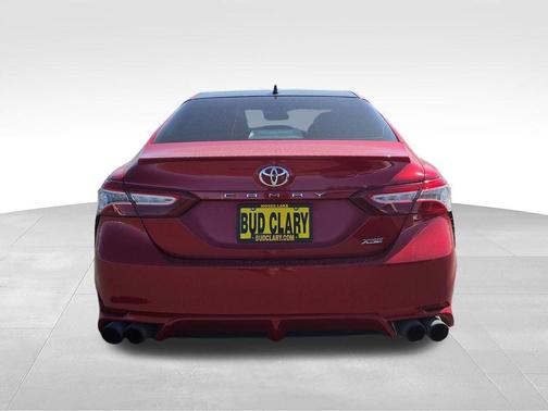 Red 2020 Toyota Camry XSE V6