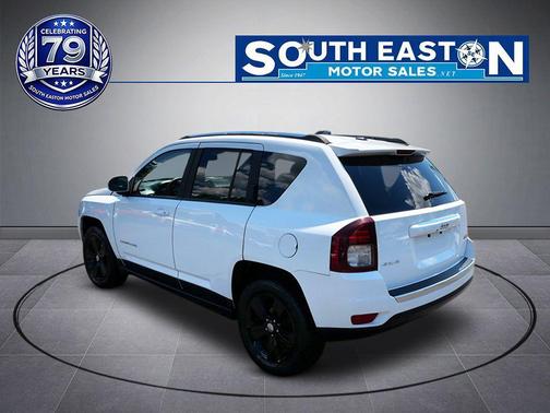 Bright White Clearcoat 2017 Jeep Compass High Altitude