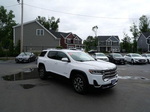Summit White 2021 GMC Acadia AWD SLE