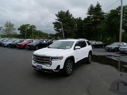 Summit White 2021 GMC Acadia AWD SLE